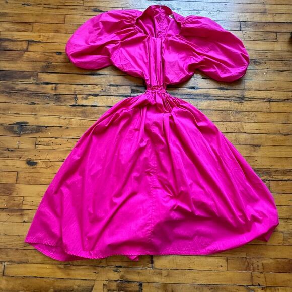 BALI ELF Eva Cutout Dress in Fuchsia - Picture 5 of 10